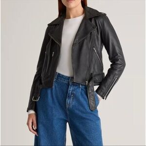 Women's Black Leather Jacket